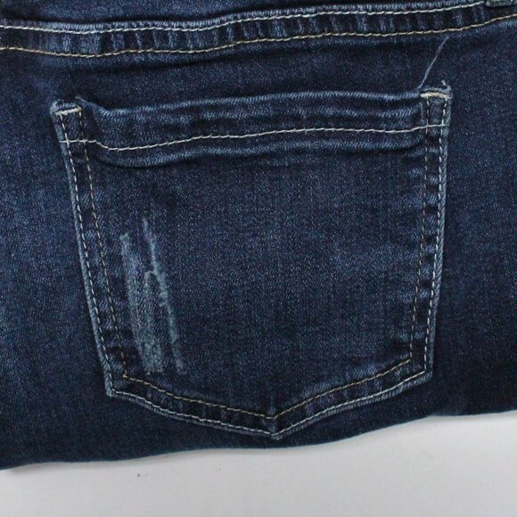 Kut From The Kloth Women's Size 6 Below the Knee Blue Denim Jean Capri Pants - Picture 15 of 15